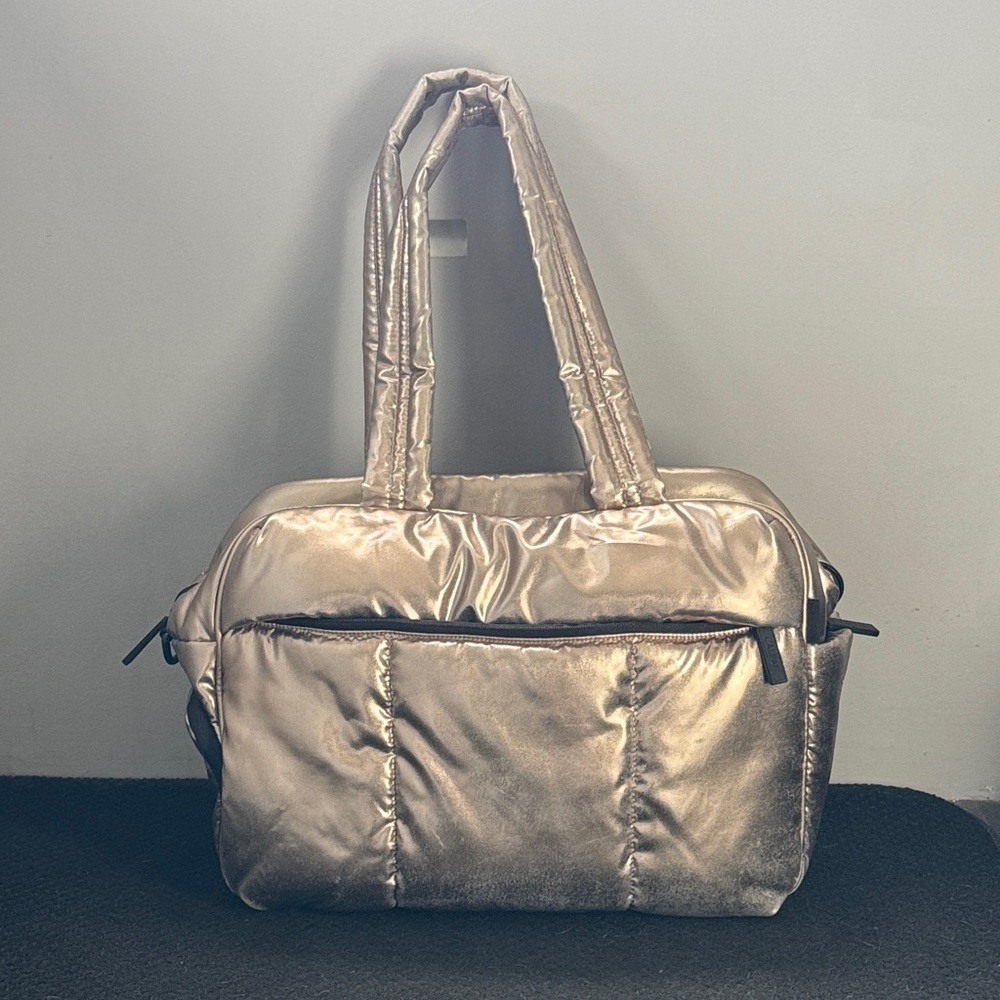 CALPAK Luka Metallic duffel Bag